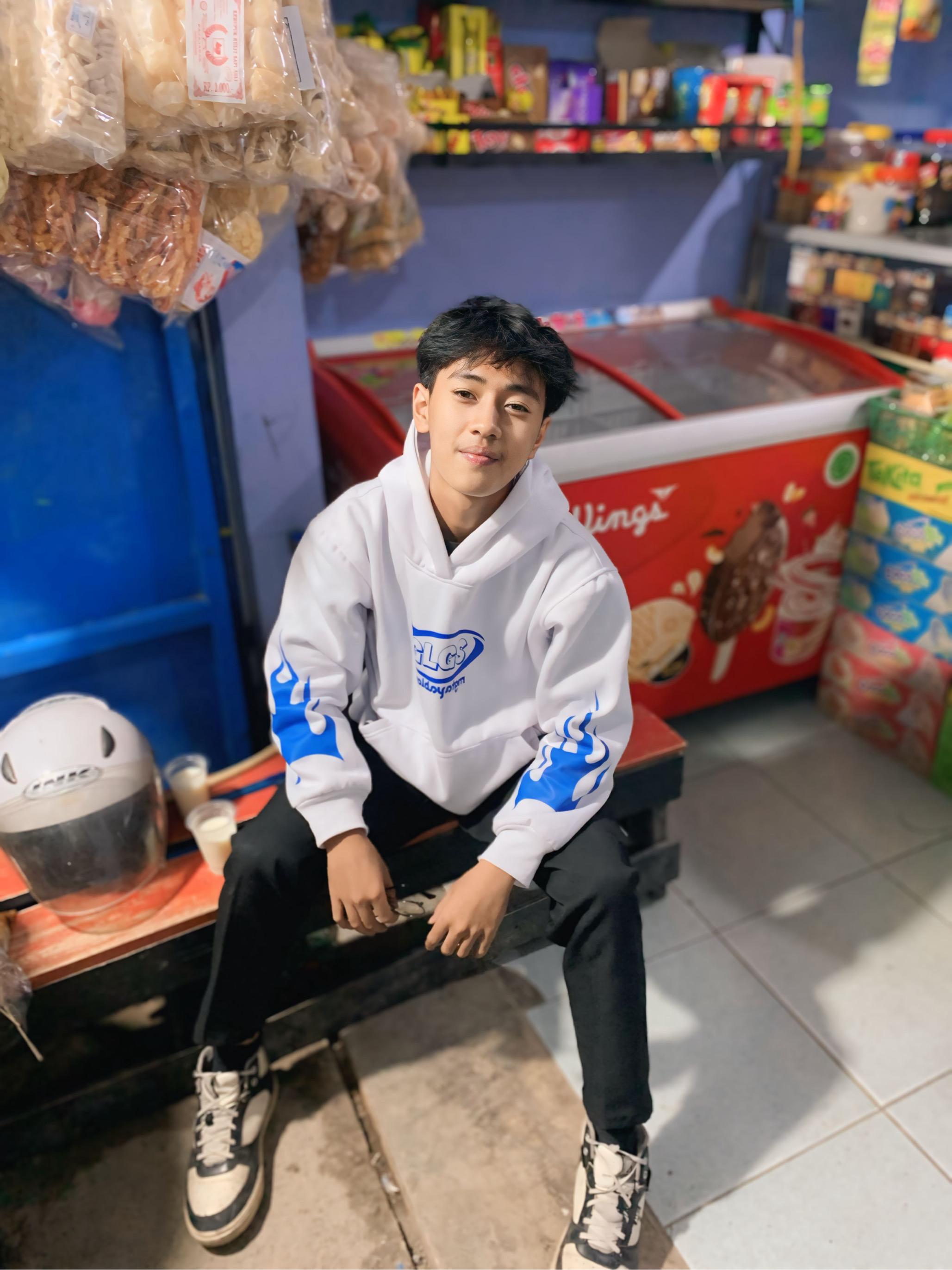 Low angle view up into a sky filled with deep blue clouds. 