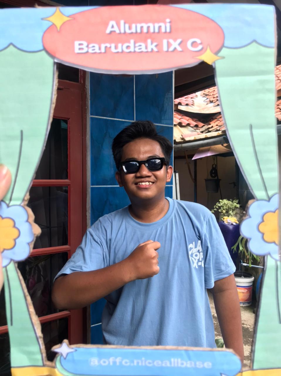 Low angle view up into a sky filled with deep blue clouds. 